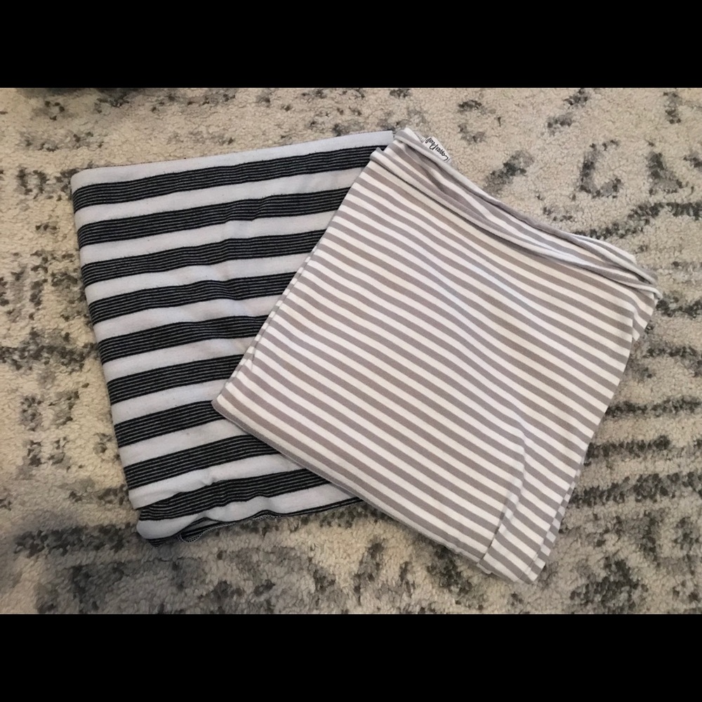 Copper pearl swaddle blankets